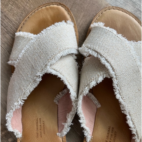 TOMS leather top sandals - Picture 3 of 4